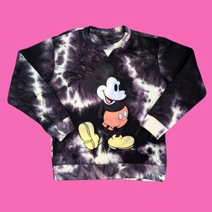 Walt Disney's Mickey Mouse Tie Dye Crewneck Size M-L